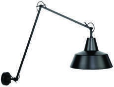 Lampa ścienna Chicago czarna 80x60-130cm