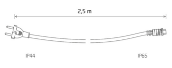 Kabel zasilający do girlandy ogrodowej FESTOON LIGHTS, NOWODVORSKI, 7871