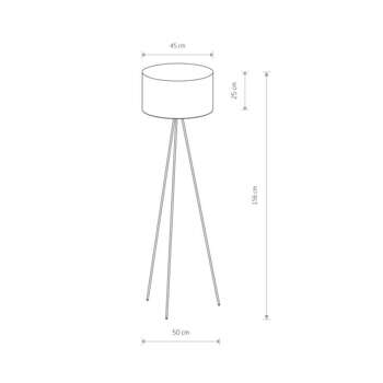 Lampa podłogowa Nowodvorski Cadilac I, szary