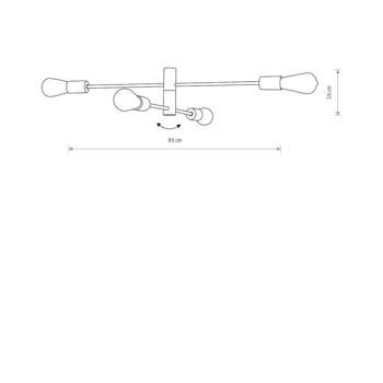 Lampa sufitowa Nowodvorski Rotor