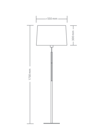 Lampa wewnętrzna, podłogowa Kandela Lighting Olimpia LS-1