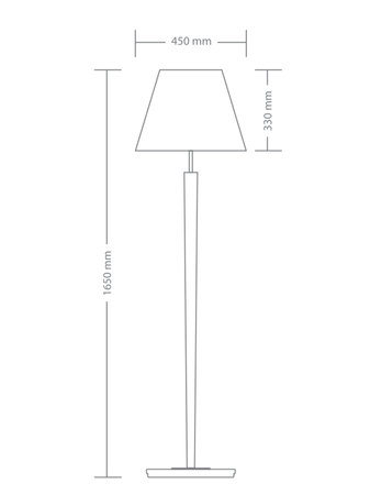 Lampa wewnętrzna, podłogowa Kandela Lighting Topaz LS-1