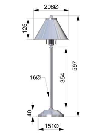 Lampa wewnętrzna, stojąca Elstead Provence PV/SL AB