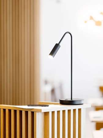 Lampa wewnętrzna, stojąca Estiluz Volta M-3537-W 26BLK 61S GLD