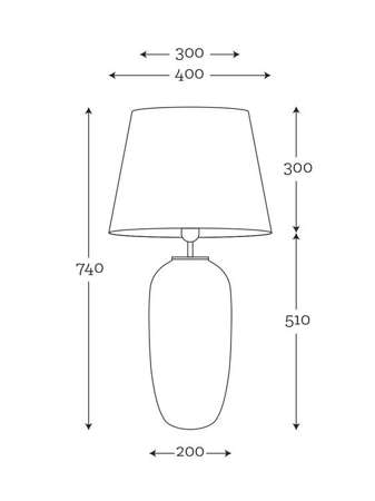 Lampa wewnętrzna, stojąca Famlight Maui L blur