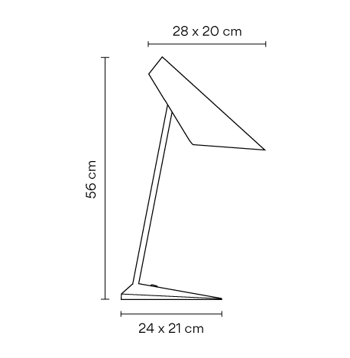 Lampa wewnętrzna, stojąca Vibia I.Cono 070042