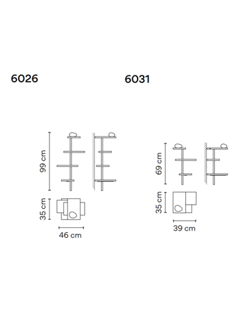 Lampa wewnętrzna, stojąca Vibia Suite 6031