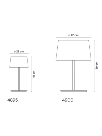 Lampa wewnętrzna, stojąca Vibia Warm 4895