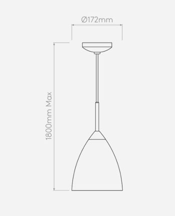 Lampa wewnętrzna, wisząca Astro Joel 170 1223017