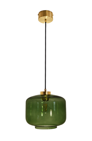 Lampa wewnętrzna, wisząca JAWA Bottle Green gold finish, 41-1973001, Outlet