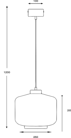 Lampa wewnętrzna, wisząca JAWA Bottle Green gold finish, 41-1973001, Outlet