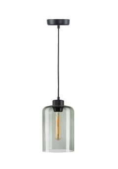 Lampa wewnętrzna, wisząca PR3 - GLASS LAMP GRAY - BLACK, PROPER LIGHTING, PR3-1105, Outlet