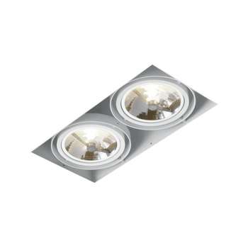 Lampa wewnętrzna, wpuszczana Aqform Squares 111x2 trimless recessed 13