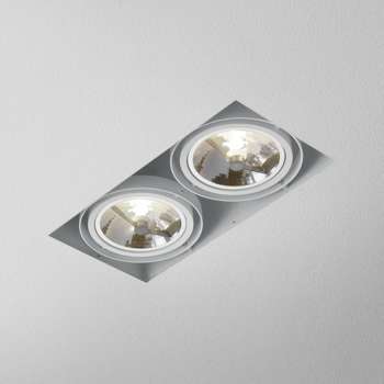 Lampa wewnętrzna, wpuszczana Aqform Squares 111x2 trimless recessed 13