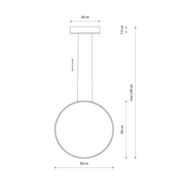 Lampa wisząca Nowodvorski Circolo LED M