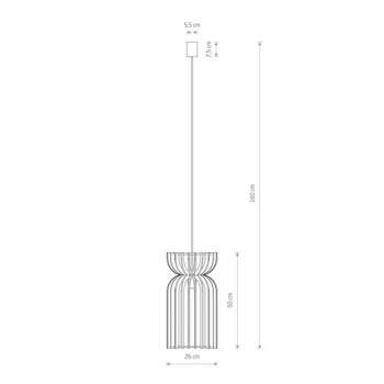 Lampa wisząca Nowodvorski Kymi A, czarny