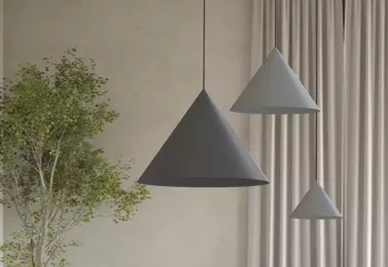 Lampa wisząca Nowodvorski Zenith S, ciemny szary