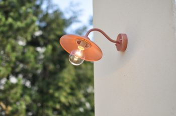 Lampa zewnętrzna, elewacyjna Karlstad 230, miedź