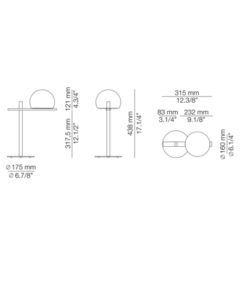 Lampa zewnętrzna, stojąca Estiluz Circ M-3728X 80RT