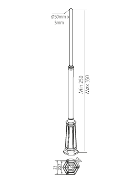 Słup Norlys art. 30101