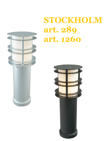 lampa zewnętrzna, słupek Norlys Stockholm 288