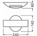 Kinkiet zewnętrzny ENDURA STYLE SHIELD RD 11W DG  LED, LEDVANCE, 4058075205291