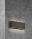 Kinkiet zewnętrzny Kinver Wall Light Black Aluminium/Glass, NORDLUX, 2118181003