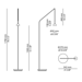 Lampa wewnętrzna, podłogowa Estiluz Cupolina p-3939 59 TC