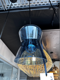 Lampa wewnętrzna, wisząca GLASS LAMP BLUE - BLACK FINISH, PROPER LIGHTING, PR2-1155, Outlet