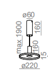 Lampa wewnętrzna, wisząca MORPH FLAT LED, AQFORM, 50575-M930-F3-00-03, Outlet