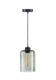 Lampa wewnętrzna, wisząca PR3 - GLASS LAMP GRAY - BLACK, PROPER LIGHTING, PR3-1105, Outlet